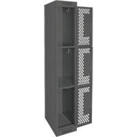Casiers Clean Line, 3 niveaux, 12" x 12" x 72", Acier, Charbon, Rivet (assembl&eacute;), Perfor&eacute; Advanced Consulting and Training Ltd.