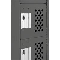 Assembled Lockerettes Clean Line Perforated Economy Lockers, 6 -tier, 18" x 72" x 12", Steel Advanced Consulting and Training Ltd.