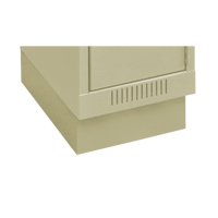 Clean Line Economy Lockers Recessed Base, 1 Banks, 4" H x 12" W x 18" D, Beige, Steel Advanced Consulting and Training Ltd.
