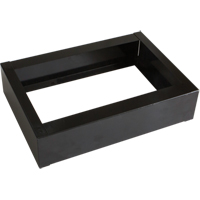 All-Welded Concorde - Heavy-Duty Lockers Recessed Base, 1 Banks, 4" H x 12" W x 17" D, Black, Steel Advanced Consulting and Training Ltd.