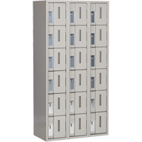 Concorde Heavy-Duty Lockers, 6 -tier, Bank of 3, 36" x 18" x 72", Steel, Grey, Welded (Assembled) Advanced Consulting and Training Ltd.