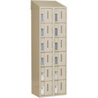 Concorde Heavy-Duty Lockers, 6 -tier, Bank of 2, 24" x 18" x 78", Steel, Beige, Welded (Assembled) Advanced Consulting and Training Ltd.