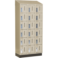 Concorde Heavy-Duty Lockers, 6 -tier, Bank of 3, 36" x 18" x 82", Steel, Beige, Welded (Assembled) Advanced Consulting and Training Ltd.