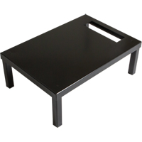 All-Welded Concorde Free Standing Locker Base, 4 Banks, 6" H x 48" W x 18" D, Black, Steel Advanced Consulting and Training Ltd.
