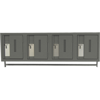 Wall Hung Lockers - Heavy Duty, Bank of 4, 18" x 12" x 12", Steel Advanced Consulting and Training Ltd.
