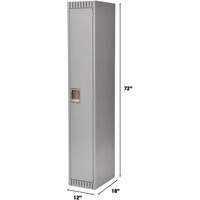 Casiers, 12" x 18" x 72", Acier, Gris, D&eacute;mont&eacute; Advanced Consulting and Training Ltd.