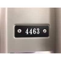 Locker Plate Numbers Advanced Consulting and Training Ltd.