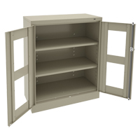 C-Thru Counter High Cabinet, Steel, 2 Shelves, 42" H x 36" W x 18" D Advanced Consulting and Training Ltd.