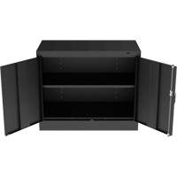 Standard Desk-High Cabinet, Steel, 30" H x 36" W x 18" D, Black Advanced Consulting and Training Ltd.
