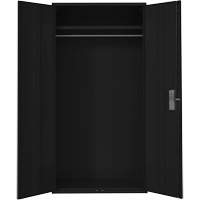 Armoire garde-robe, Acier, 36" la x 18" p x 72" h, Noir Advanced Consulting and Training Ltd.
