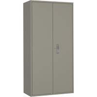 Armoire garde-robe, Acier, 36" la x 18" p x 72" h, Gris Advanced Consulting and Training Ltd.
