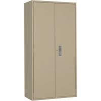 Armoire garde-robe, Acier, 36" la x 18" p x 72" h, Beige Advanced Consulting and Training Ltd.