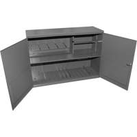 Armoire pour accessoires abrasifs, Acier, 2 tiroirs, 33-3/4" x 11-7/8" x 23-7/8", Gris Advanced Consulting and Training Ltd.