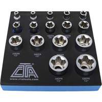5-Point EPR Torx Socket Set, 16 Pieces, 1/4"/3/8"/1/2" Drive Size Advanced Consulting and Training Ltd.