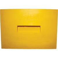 Wheel Chock, Polyurethane, Yellow, 15-1/4" W x 12-1/8" D x 10-3/4" H Advanced Consulting and Training Ltd.