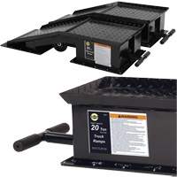 Heavy-Duty Truck Ramps with Long T-Handle, 40000 lbs. Capacity, 45" L, 13-1/2" W, 9-19/50" H Advanced Consulting and Training Ltd.