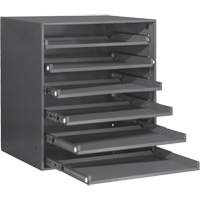 Armoire de rangement &agrave; cloisons, Acier, 6 compartiments, 20-5/16" la x 15-15/16" p, 21-7/8" h, Gris Advanced Consulting and Training Ltd.