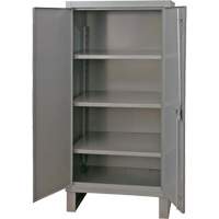 Armoire tr&egrave;s robuste, Acier, 3 Tablettes, 66" h x 36" la x 24" P, Gris Advanced Consulting and Training Ltd.