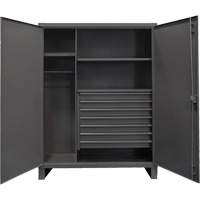Vestiaire tr&egrave;s robuste, Acier, 48" la x 24" p x 78" h, Gris Advanced Consulting and Training Ltd.