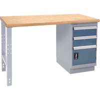 Industrial Duty Workbench, Door w/ Drawer Combination, 1000 lbs. Cap., 36" W x 72" D, 34" H Advanced Consulting and Training Ltd.