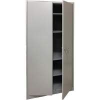 Armoire de rangement, Acier, 4 Tablettes, 78" h x 36" la x 24" P, Gris Advanced Consulting and Training Ltd.