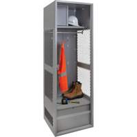 Gear Locker, Steel, 24" W x 24" D x 72" H, Grey Advanced Consulting and Training Ltd.