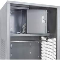Gear Locker, Steel, 24" W x 24" D x 72" H, Grey Advanced Consulting and Training Ltd.