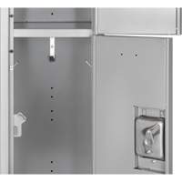 Lockers, 3 -tier, 12" x 18" x 86", Steel, Grey, Knocked Down Advanced Consulting and Training Ltd.