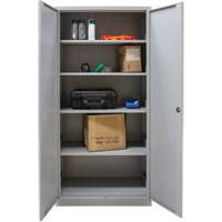 Armoires de rangement Hi-Boy, Acier, 4 Tablettes, 72" h x 36" la x 18" P, Gris Advanced Consulting and Training Ltd.