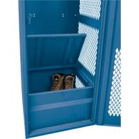 Gear Locker with Door, Steel, 24" W x 18" D x 72" H, Dark Blue Advanced Consulting and Training Ltd.