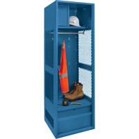 Gear Locker, Steel, 24" W x 18" D x 72" H, Dark Blue Advanced Consulting and Training Ltd.