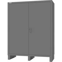 Armoire &agrave; portes encastr&eacute;es standards, Acier, 60" la x 24" p x 78" h, Gris Advanced Consulting and Training Ltd.