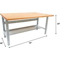 &eacute;tabli modulaire industriel, Cap 1000 lb, 72" la x 48" p Advanced Consulting and Training Ltd.