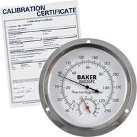 Thermo-hygrom&egrave;tre &agrave; cadran avec certificat ISO, 0,0% - 100% RH, 30 - 250°F (0 - 120°C) Advanced Consulting and Training Ltd.
