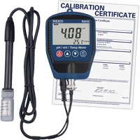 pH/mV-m&egrave;tre avec temp&eacute;rature, comprend un certificat de calibration Advanced Consulting and Training Ltd.