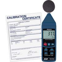 Ensemble sonom&egrave;tre &agrave; enregistrement de donn&eacute;es avec certificat de calibration Advanced Consulting and Training Ltd.