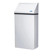 Poubelle murale, Acier, 13,2 gal. US Advanced Consulting and Training Ltd.