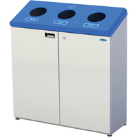 Stand Alone Recycling Stations, Bulk, Steel, 53.1 US Gal. Advanced Consulting and Training Ltd.