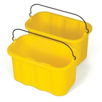 Seau porte-accessoires Executive Series, Capacit&eacute; de 2.5 gal. US (10 pintes), Jaune Advanced Consulting and Training Ltd.
