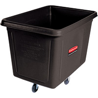 Bulk Cube Truck, Polyethylene, 48" L x 34-1/16" W x 36-1/2" H, 20 cu.ft. Volume, 600 lbs. Capacity Advanced Consulting and Training Ltd.