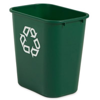 Corbeille moyenne pour le recyclage, De bureau, Plastique, 28 pintes US Advanced Consulting and Training Ltd.