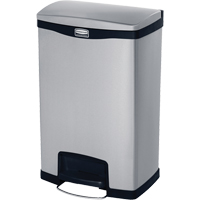 Contenant &agrave; d&eacute;chets Slim Jim , Acier inoxydable, Capacit&eacute; 13 gal. US Advanced Consulting and Training Ltd.