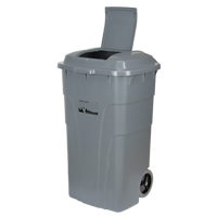 Roll Out Garbage Bin, Polyethylene, 65 US gal. Advanced Consulting and Training Ltd.