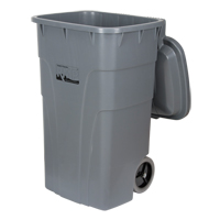 Roll Out Garbage Bin, Polyethylene, 65 US gal. Advanced Consulting and Training Ltd.