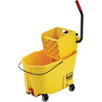 WaveBrake&reg; Mop Bucket & Wringer Combo Pack, Side Press, 11 US Gal. (44 Quart), Yellow Advanced Consulting and Training Ltd.