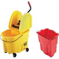 WaveBrake&reg; Mop Bucket & Wringer Combo Pack, Down Press, 8.75 US Gal.(35 Quart), Yellow Advanced Consulting and Training Ltd.