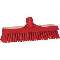 Brosse &agrave; r&eacute;curer pour planchers et murs, Crins Ferme, 12", Polyester, Rouge Advanced Consulting and Training Ltd.