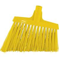 Angle Broom Head, X-Coarse Bristles, 12", Polyester, Yellow Advanced Consulting and Training Ltd.