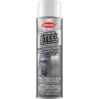 Produit de polissage et nettoyage pour l'acier inoxydable, 20 oz, Canette a&eacute;rosol Advanced Consulting and Training Ltd.