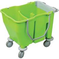 Seau double pour vadrouille avec essoreuse, Capacit&eacute; de 3,75 gal. US (60 pintes), Vert Advanced Consulting and Training Ltd.